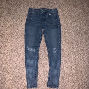 high waisted american eagle jeans